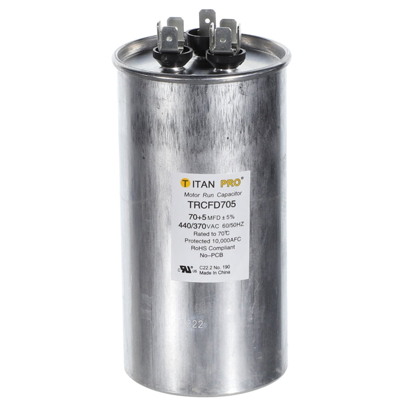 70+5 MFD 440/370VRnd Capacitor