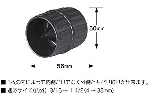 Imperial Tool 208FSS Inner-Outer Reaming and Deburring Tool for Stainless Steel Tubing