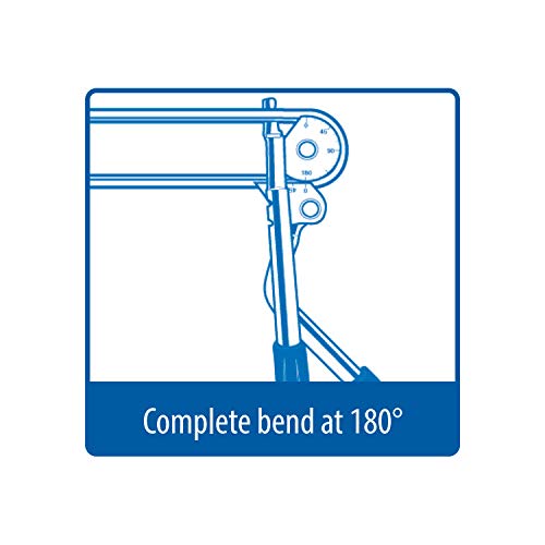 Imperial Tool 364FHB04 Swivel Handle Tube Bender for 1/4-Inch O.D. Tubing,Grey,