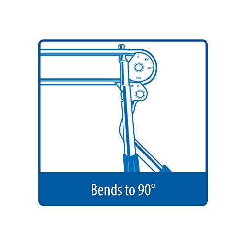 Imperial Tool 364FHB04 Swivel Handle Tube Bender for 1/4-Inch O.D. Tubing,Grey,