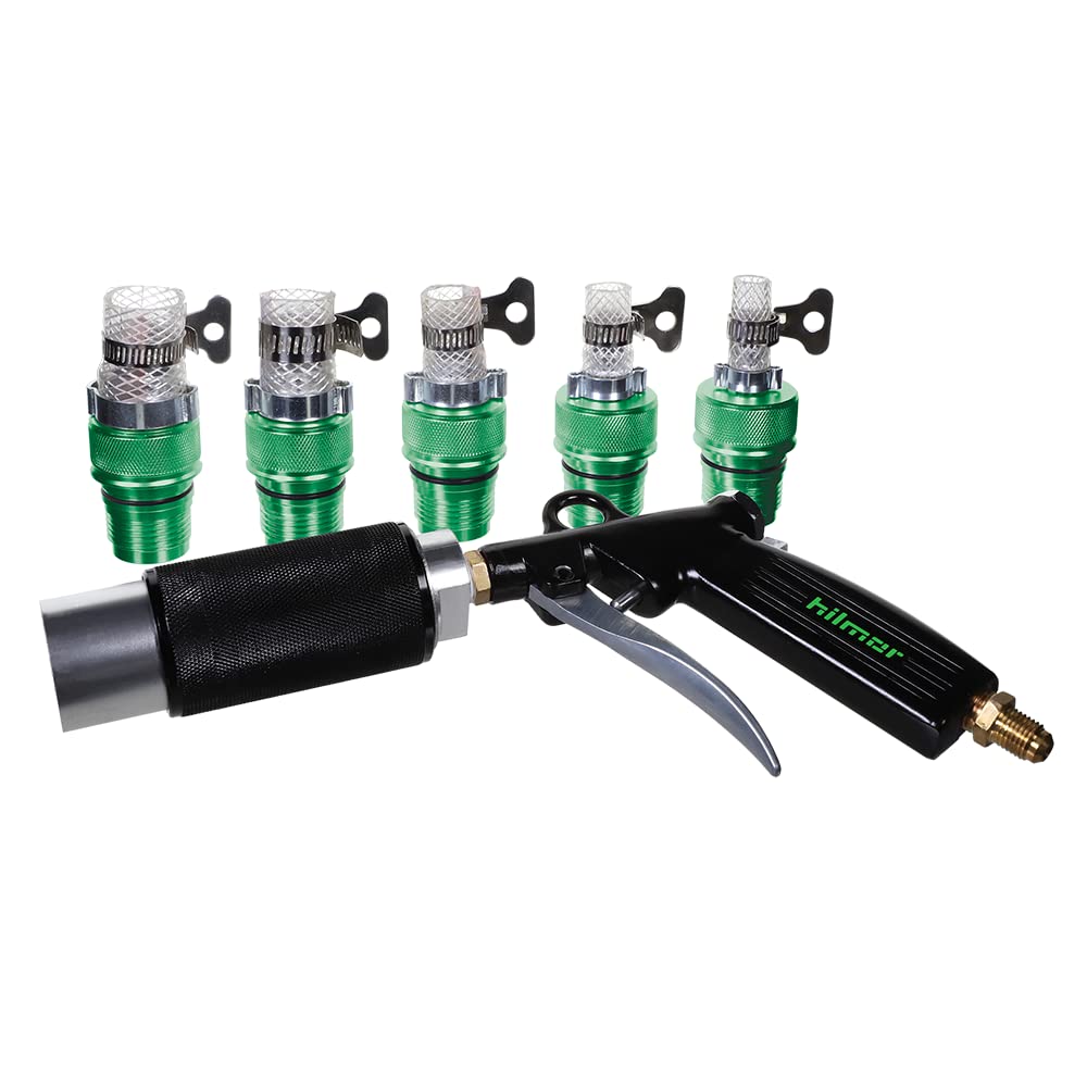 hilmor HLC007 HVAC refrigerant line set cleaning kit clears pipe clean of all contaminants and remaining refrigerants
