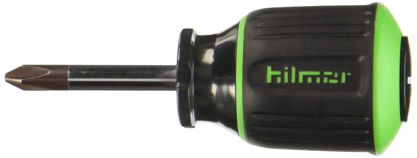 hilmor 1891391 1-1/2" Round Shank #2 Phillips Tip Screwdriver