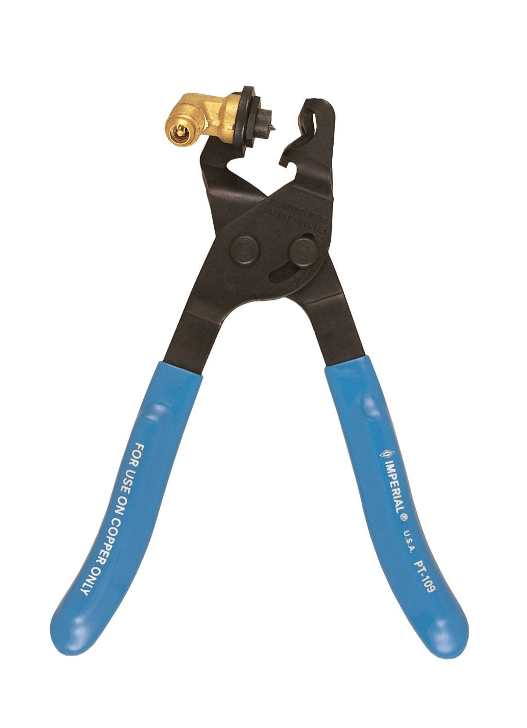 Imperial Tool PT109 Kwik Vise Refrigerant Recovery Tool for use with 1/4” to 1/2” O.D. Copper Tubing