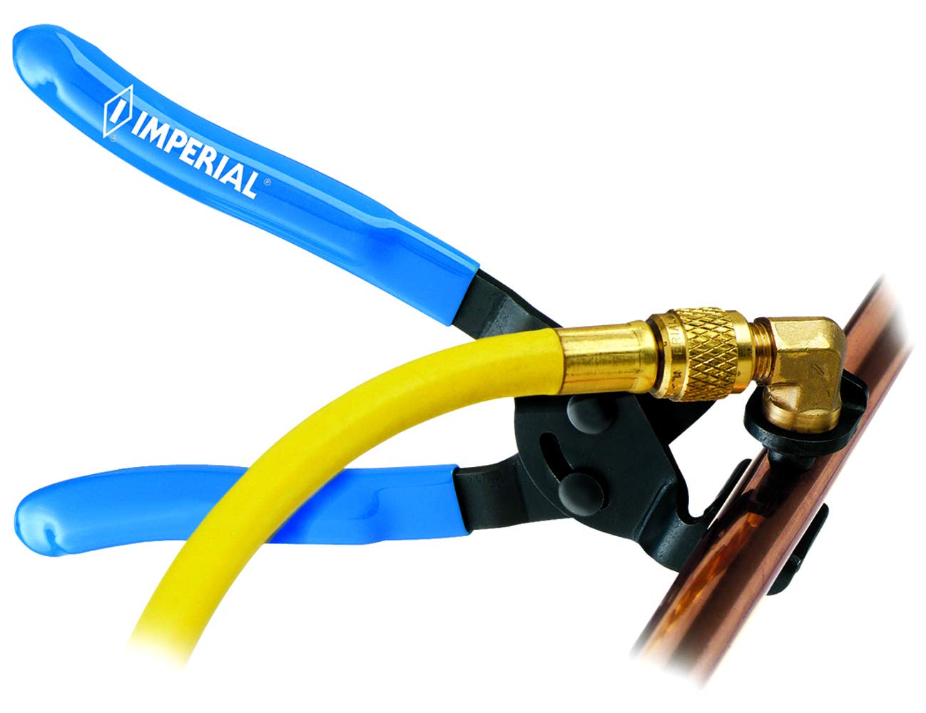 Imperial Tool PT109 Kwik Vise Refrigerant Recovery Tool for use with 1/4” to 1/2” O.D. Copper Tubing