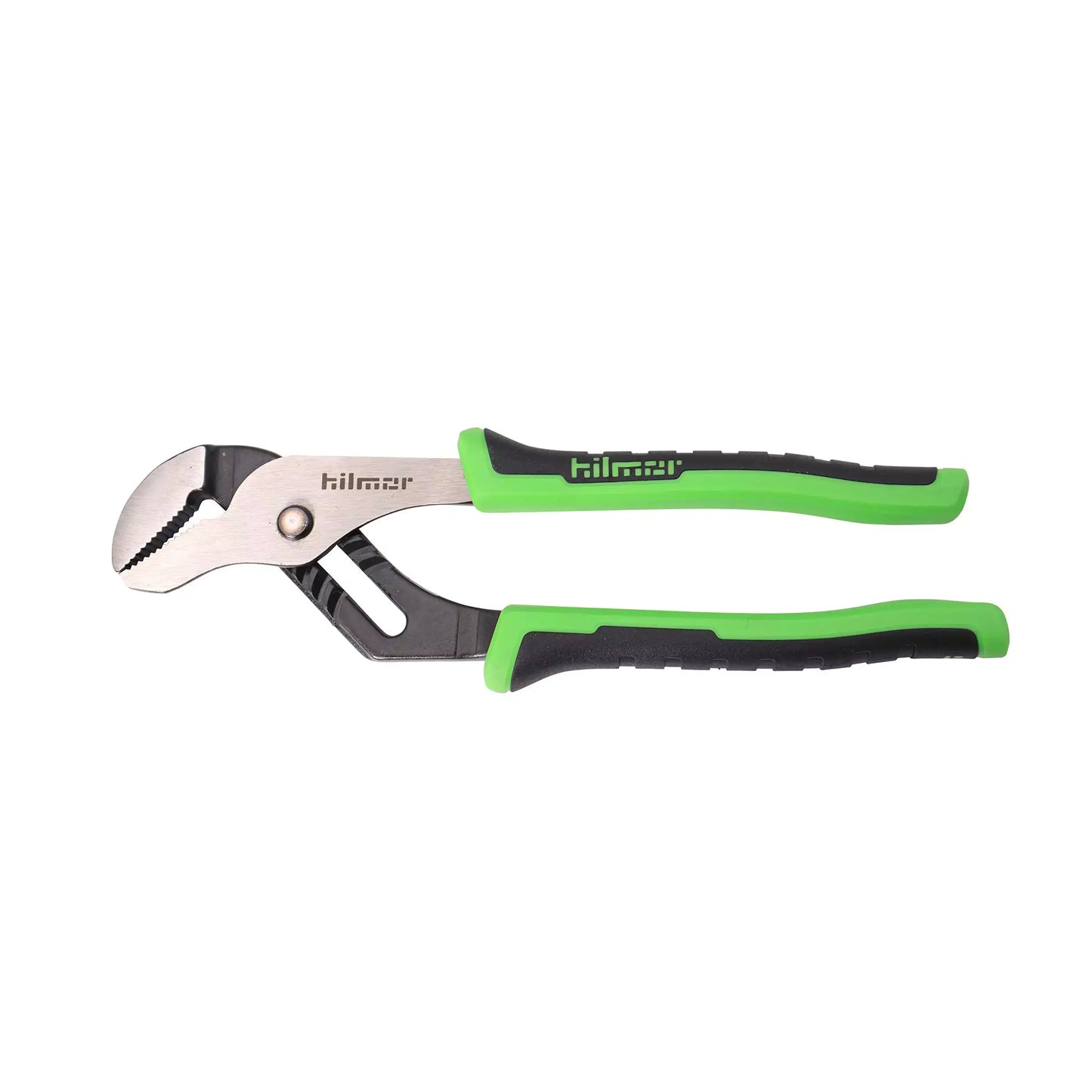 Hilmor 10" Tongue & Groove Plier with Rubber Handle Grip, Black & Green, GJP10 1885367