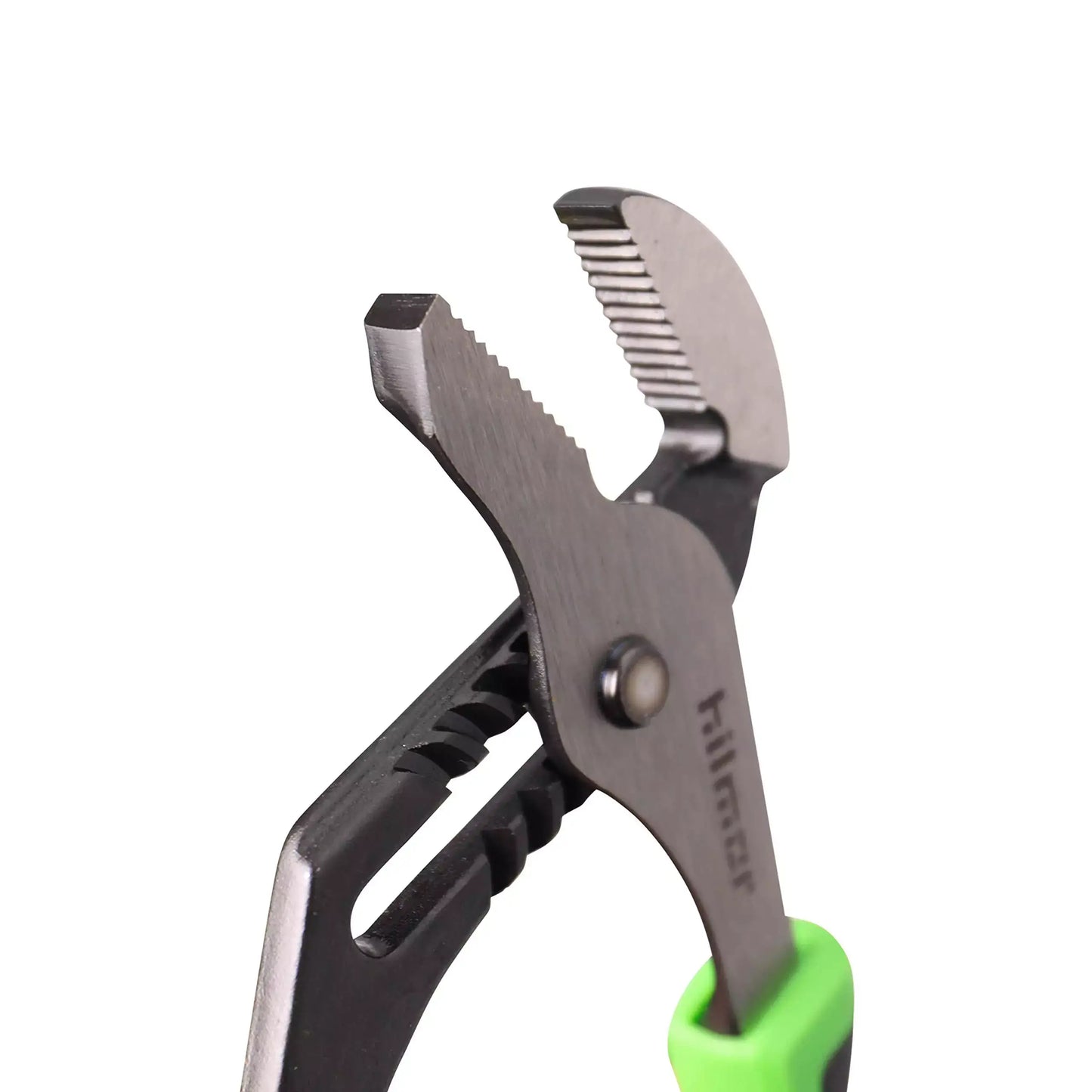Hilmor 10" Tongue & Groove Plier with Rubber Handle Grip, Black & Green, GJP10 1885367
