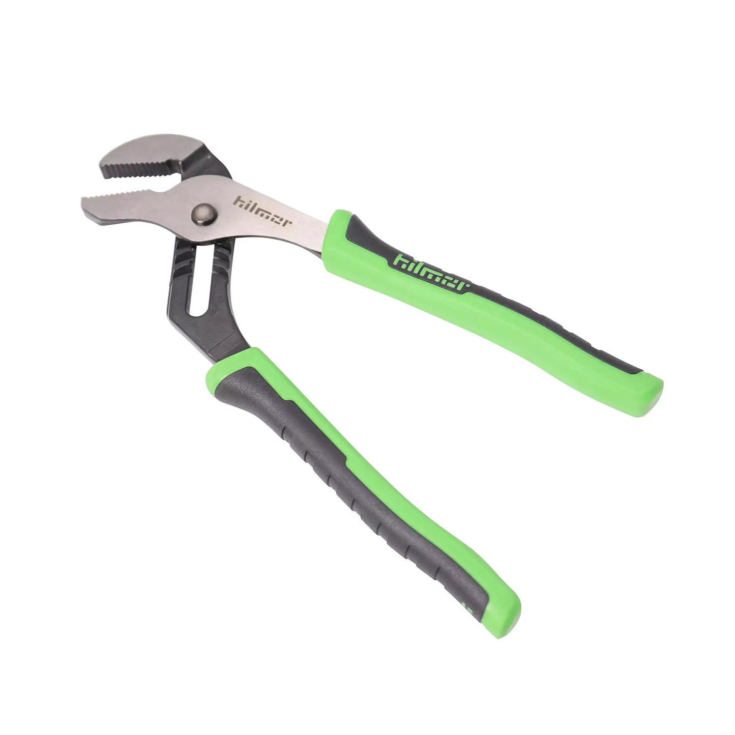 Hilmor 10" Tongue & Groove Plier with Rubber Handle Grip, Black & Green, GJP10 1885367