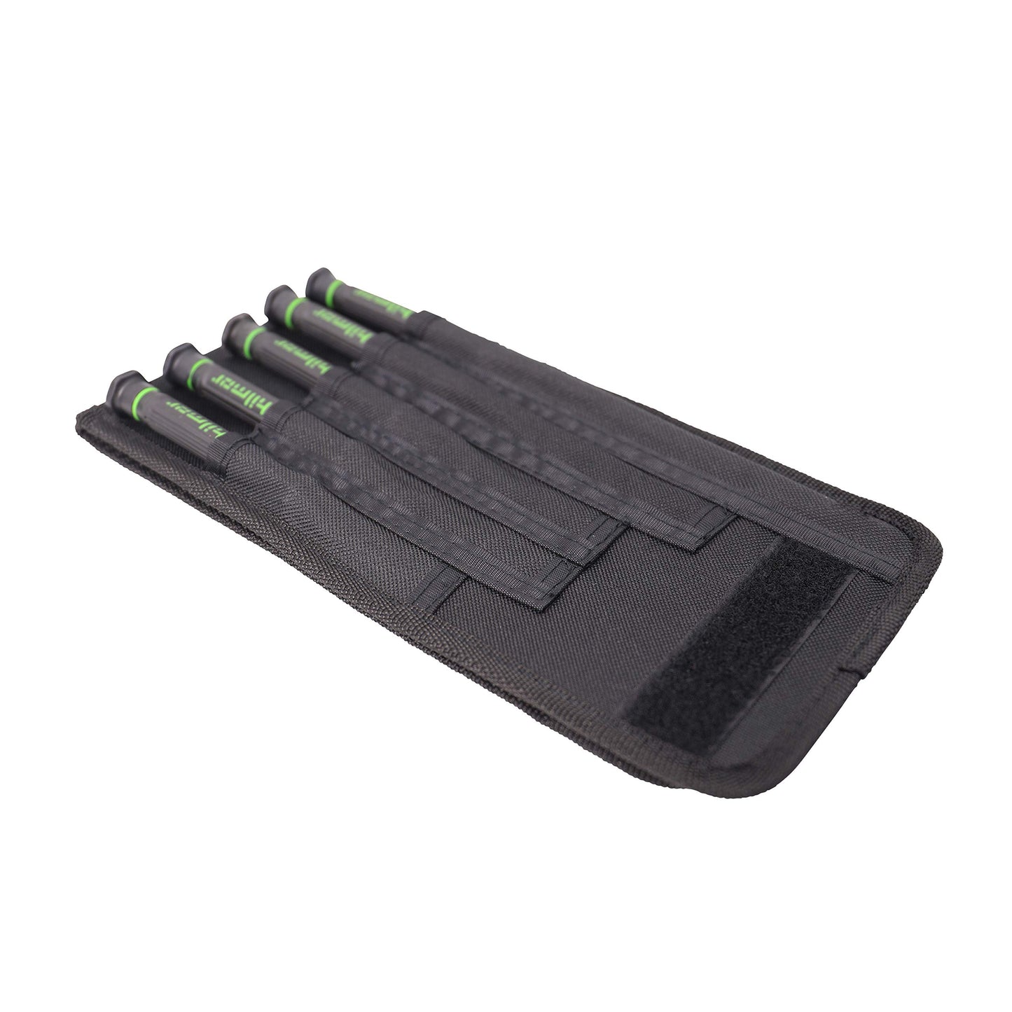 Hilmor Precision Screwdriver Set with Storage Pouch, Black & Green, SDPS 1891089