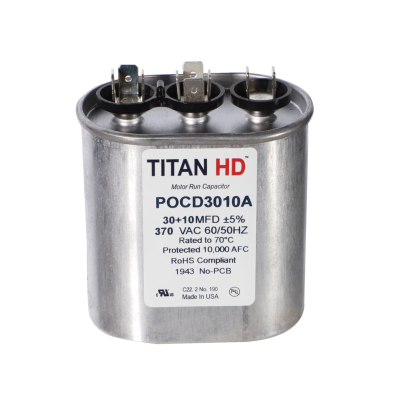 TITAN HD 30+10MFD, 370V OVAL