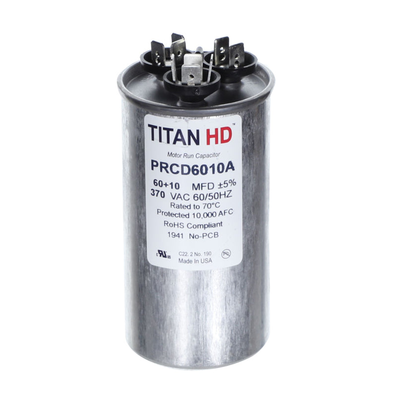 TITAN HD 60+10MFD, 370V, ROUND