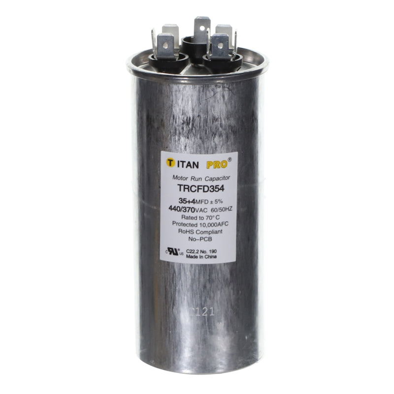35+4 MFD 440/370V ROUND
