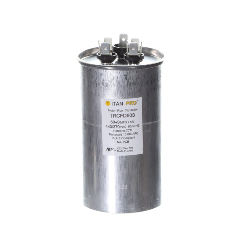 60+3MFD 440/370V ROUND