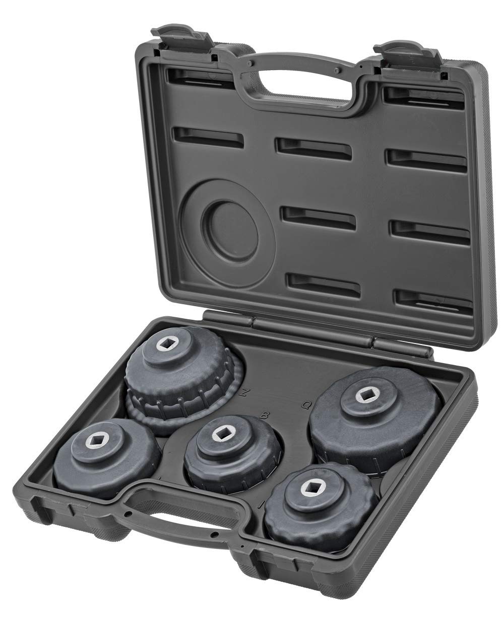 Imperial Tool IF5KITC 5 Piece Oil Filter Cup Wrench Kit