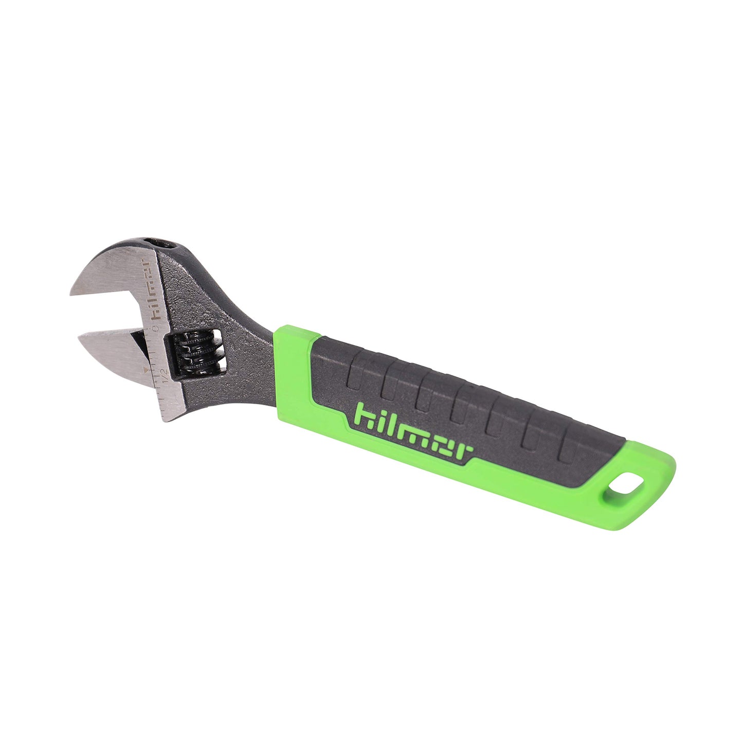 Hilmor 6" Adjustable Crescent Wrench with Rubber Handle Grip, Black & Green, AW6 1885369