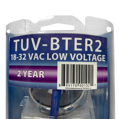 Fresh-Aire Blue-Tube UV Low Voltage (24-32V) germicidal UV System with 2 Year UV-C Lamp