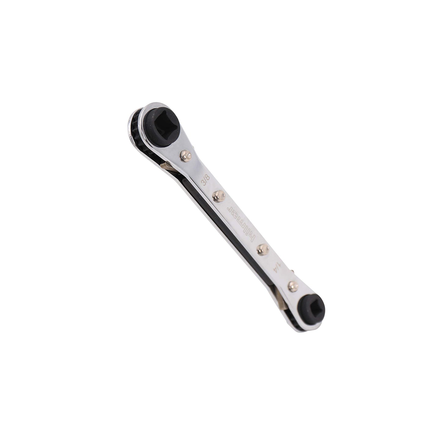 Hilmor Straight Service Racheting Wrench 1/4", 3/16", 3/8", 5/16" Square Hex, SWS 1839042
