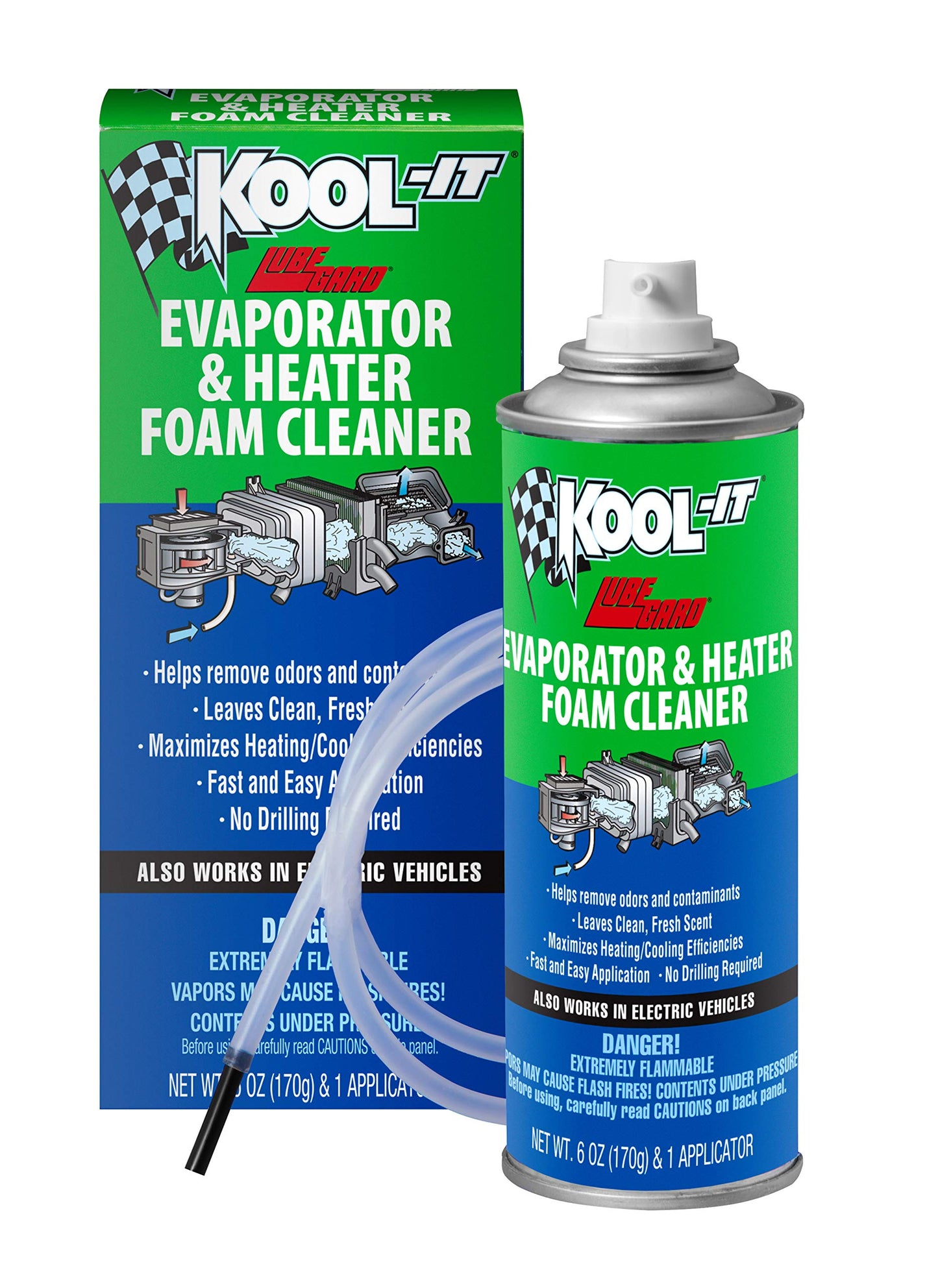 Lubegard 96030 Kool-It Evaporator and Heater Foam Cleaner