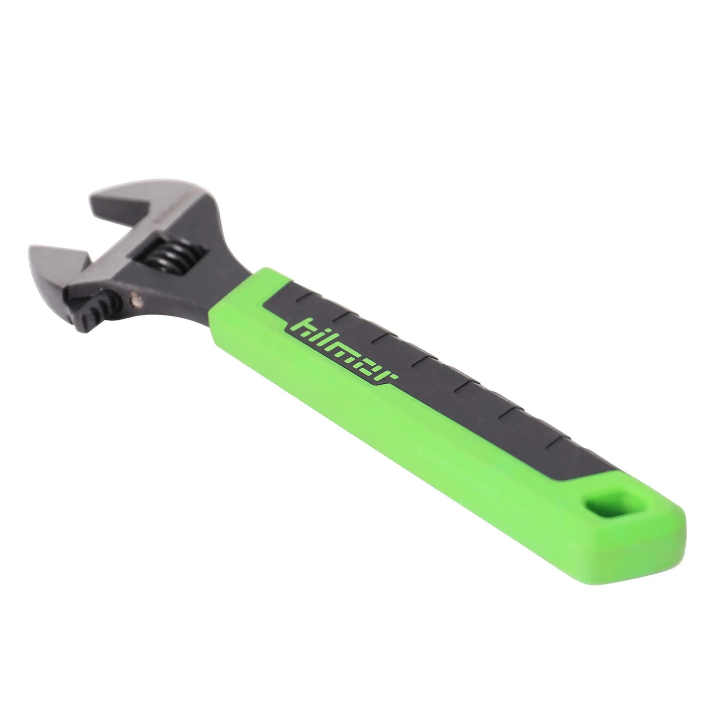 Hilmor 10 Adjustable Crescent Wrench with Rubber Handle Grip, Black & Green, AW10 1885421 Fourth