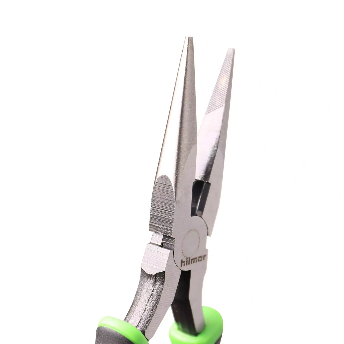 Hilmor 6 Long Nose Pliers with Rubber Handle Grip, Black & Green, LNP6 1885397