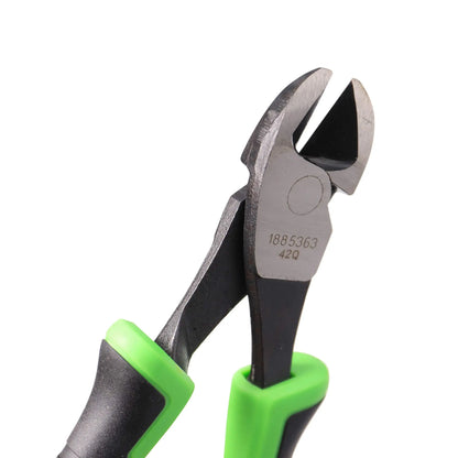 Hilmor 8 Diagonal Cutting Plier with Rubber Handle Grip, Black & Green, DCP8 1885363 Second