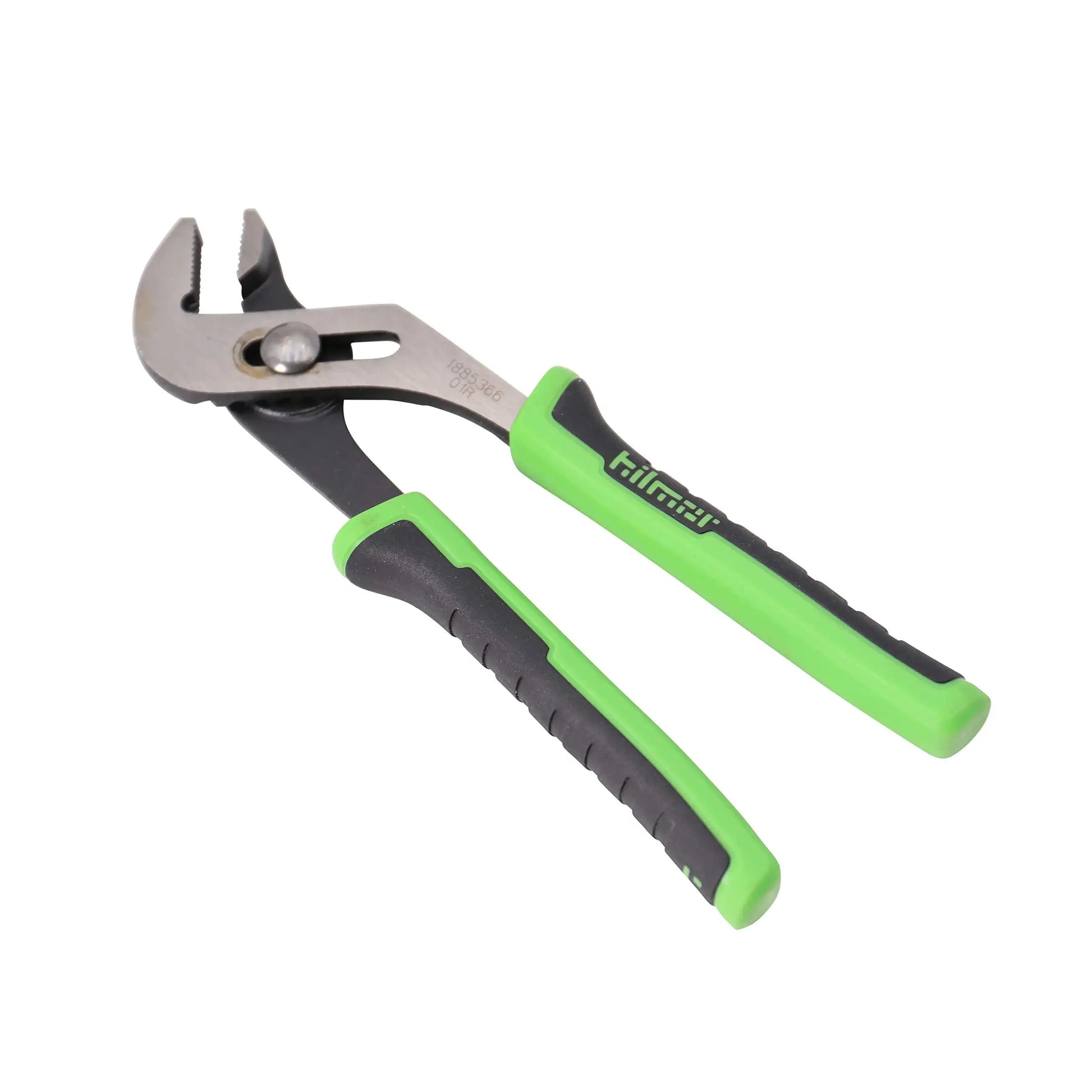 Hilmor 8 Tongue & Groove Plier with Rubber Handle Grip, Black & Green, GJP8 1885366 Fourth