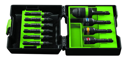 Hilmor Fast Connect Screwdriver Bit Set, 10 Piece, 1937912 Second