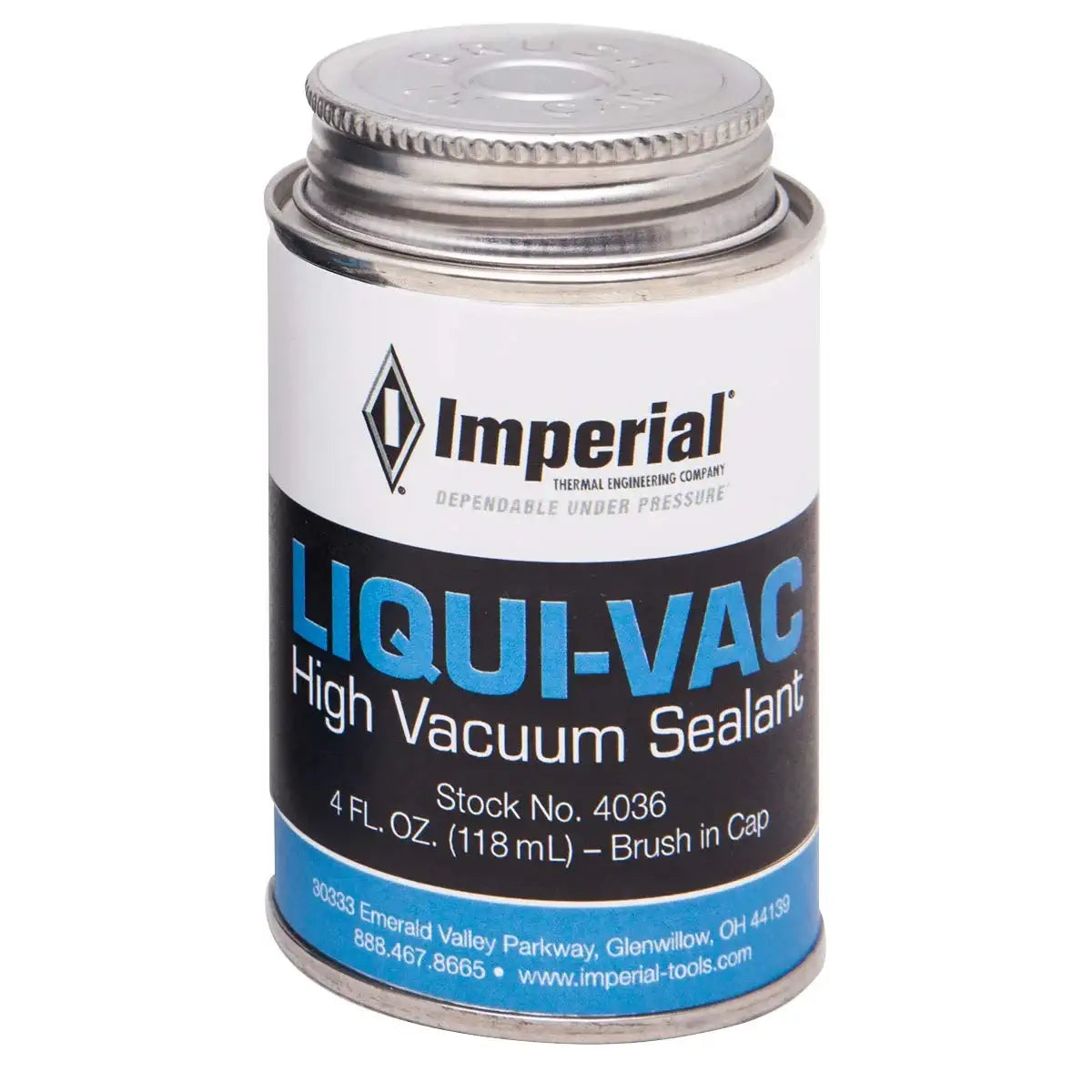 Imperial Tool 4036 Liqui-Vac High Vacuum Sealant, 4-Ounce Can