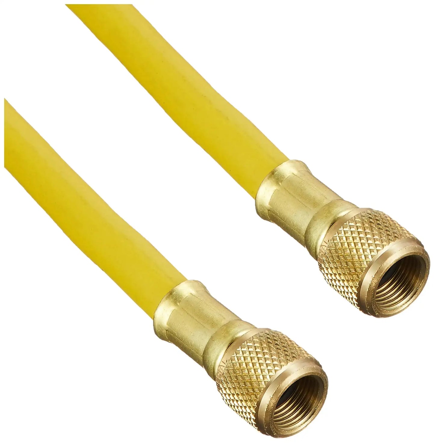 Imperial Tool 560FTY 3/8" Evacuation Hose with 3/8" SAE Swivel Connection, Yellow, 60” (5')