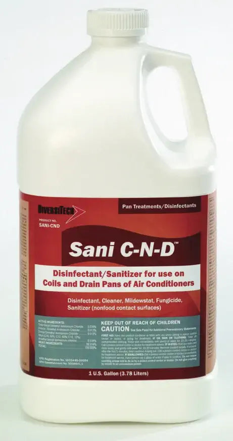 Sani C-N-D™ Coil, Drain Pan and general hard surface Sanitizer and Disinfectant