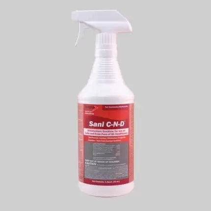 Sani C-N-D™ Coil, Drain Pan and general hard surface Sanitizer and Disinfectant Second