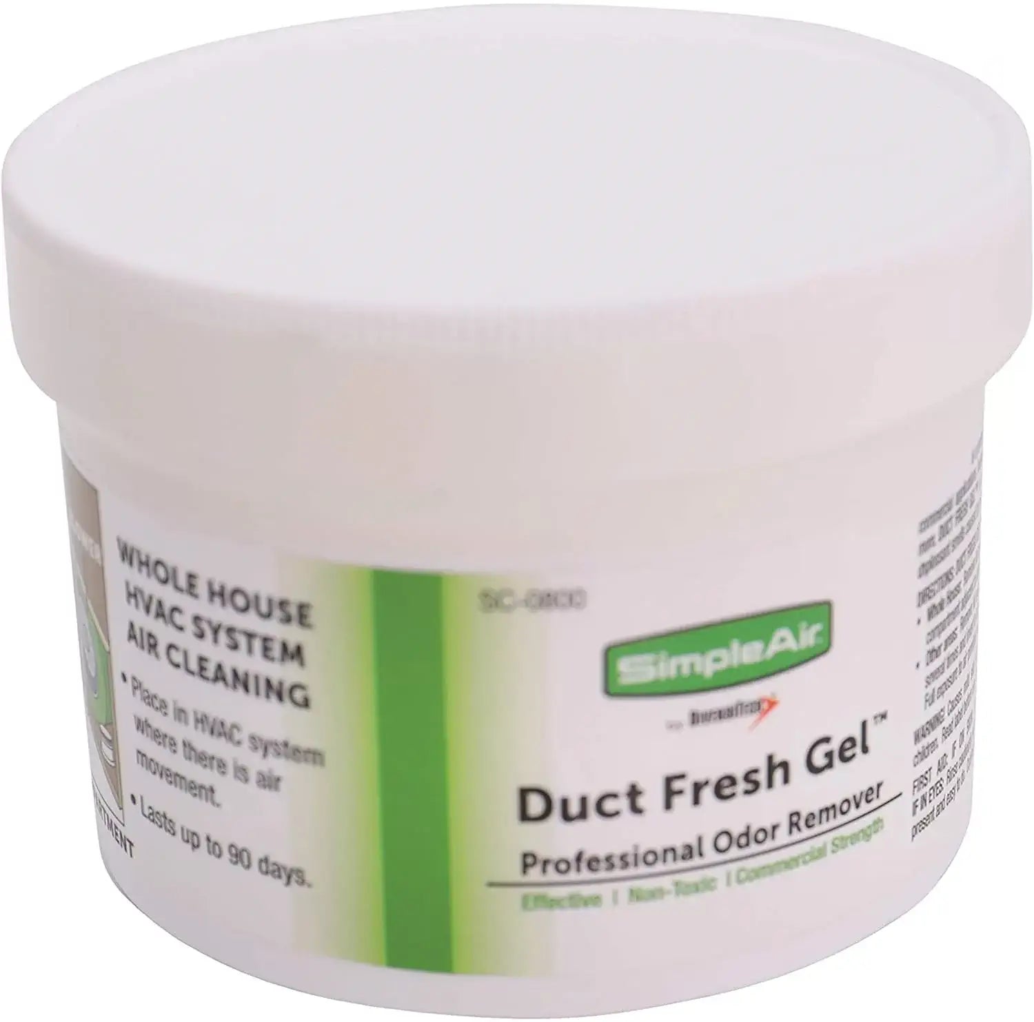 SimpleAir Duct Fresh Gel HVAC Air Freshener, Cleaner, Deodorizer Non Toxic for Odor Block, Small