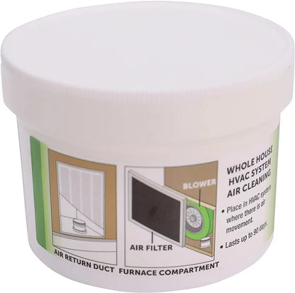 SimpleAir Duct Fresh Gel HVAC Air Freshener, Cleaner, Deodorizer Non Toxic for Odor Block, Small
